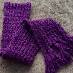 Purple scarf